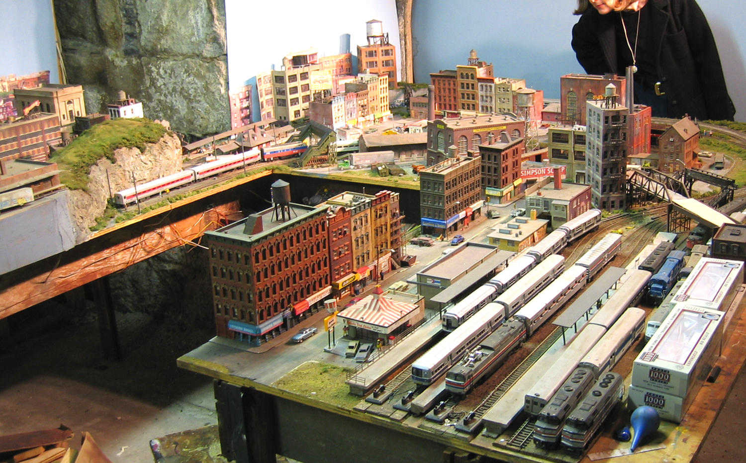 train set buildings